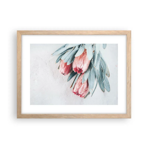 Poster în ramă de stejar deschis - Rușinate de propria lor frumusețe - 40x30 cm