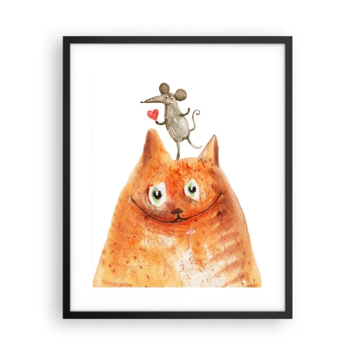 Poster în ramă neagră - Paradoxurile iubirii - 40x50 cm