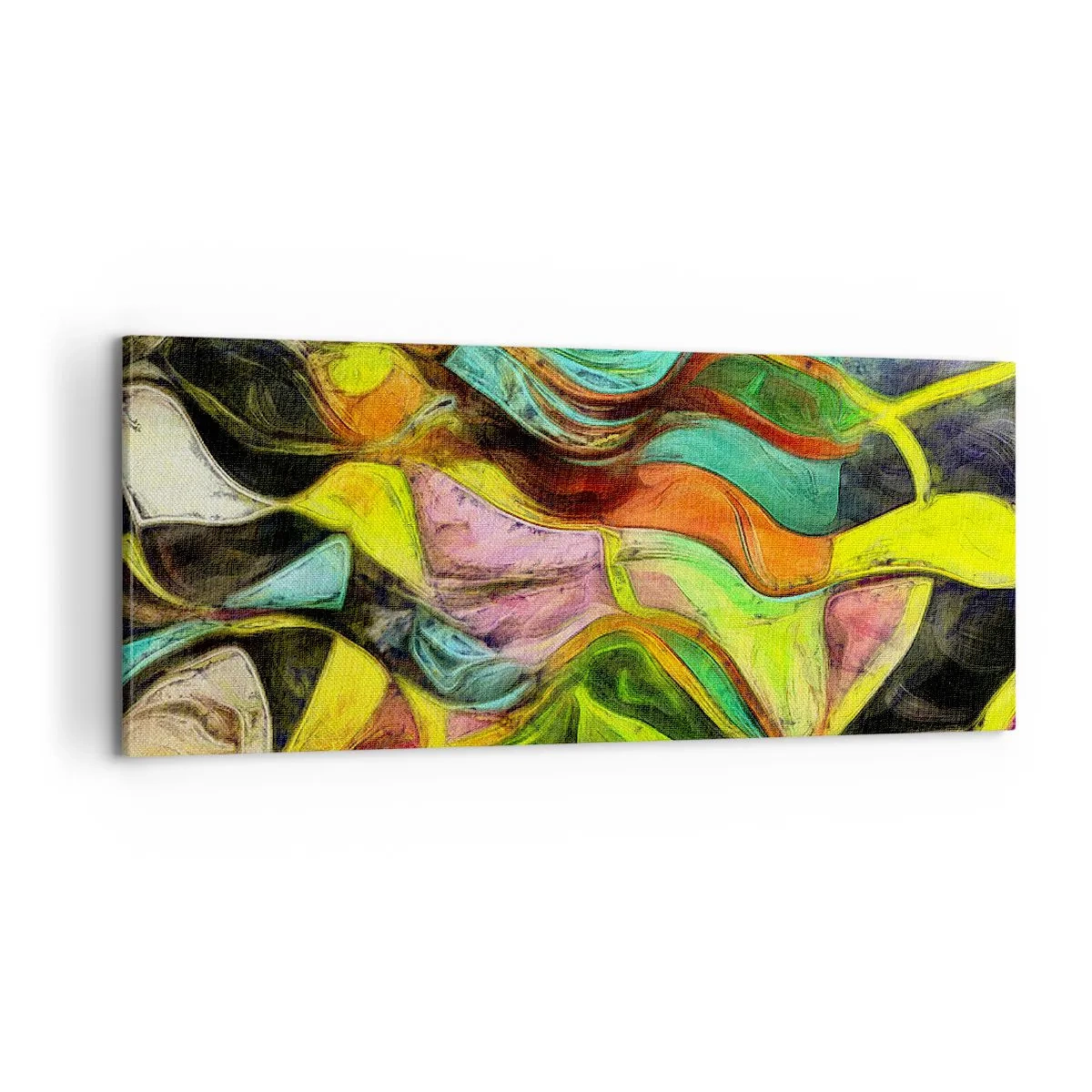 Tablou pe pânză - Mișcarea este viață - 100x40 cm