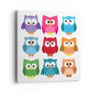 Tablou pe pânză - Diferențele pot fi amuzante - 40x40 cm