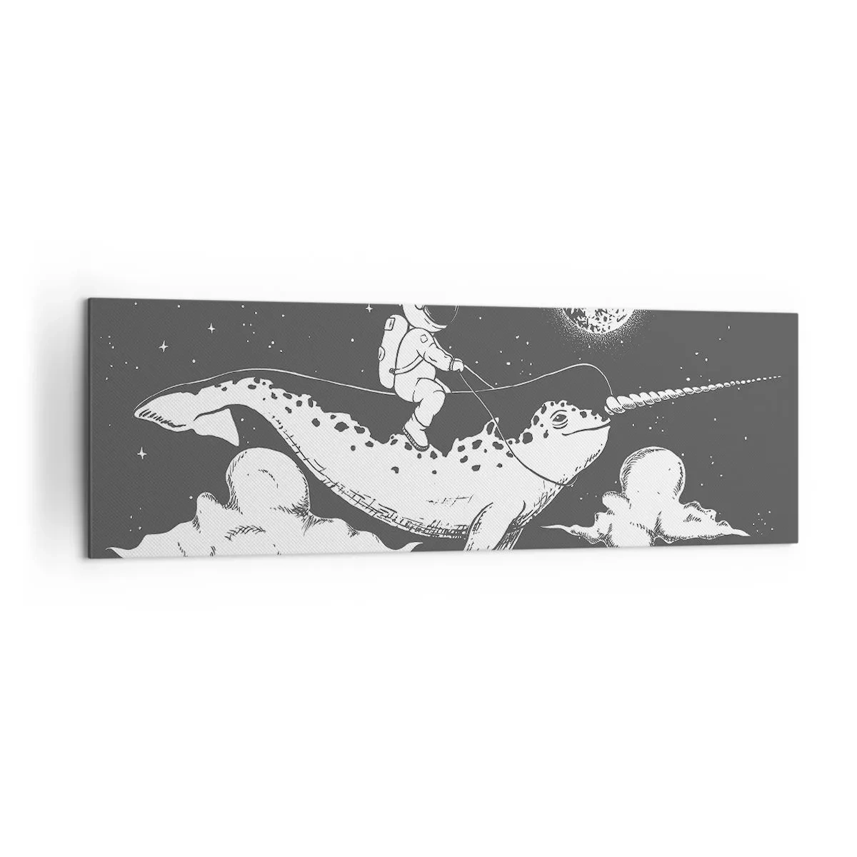 Tablou pe pânză - Cavalerul Spațial - 160x50 cm