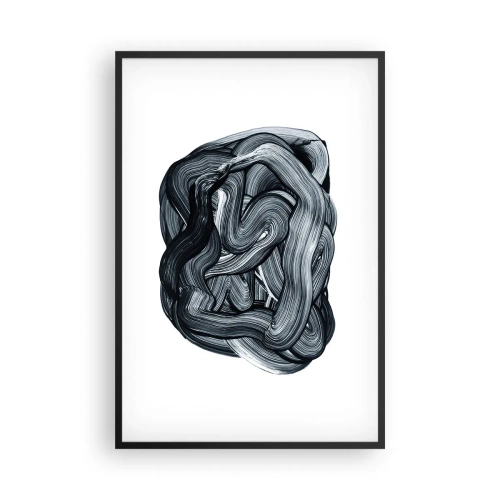 Poster în ramă neagră - Nu este atât de simplu - 61x91 cm