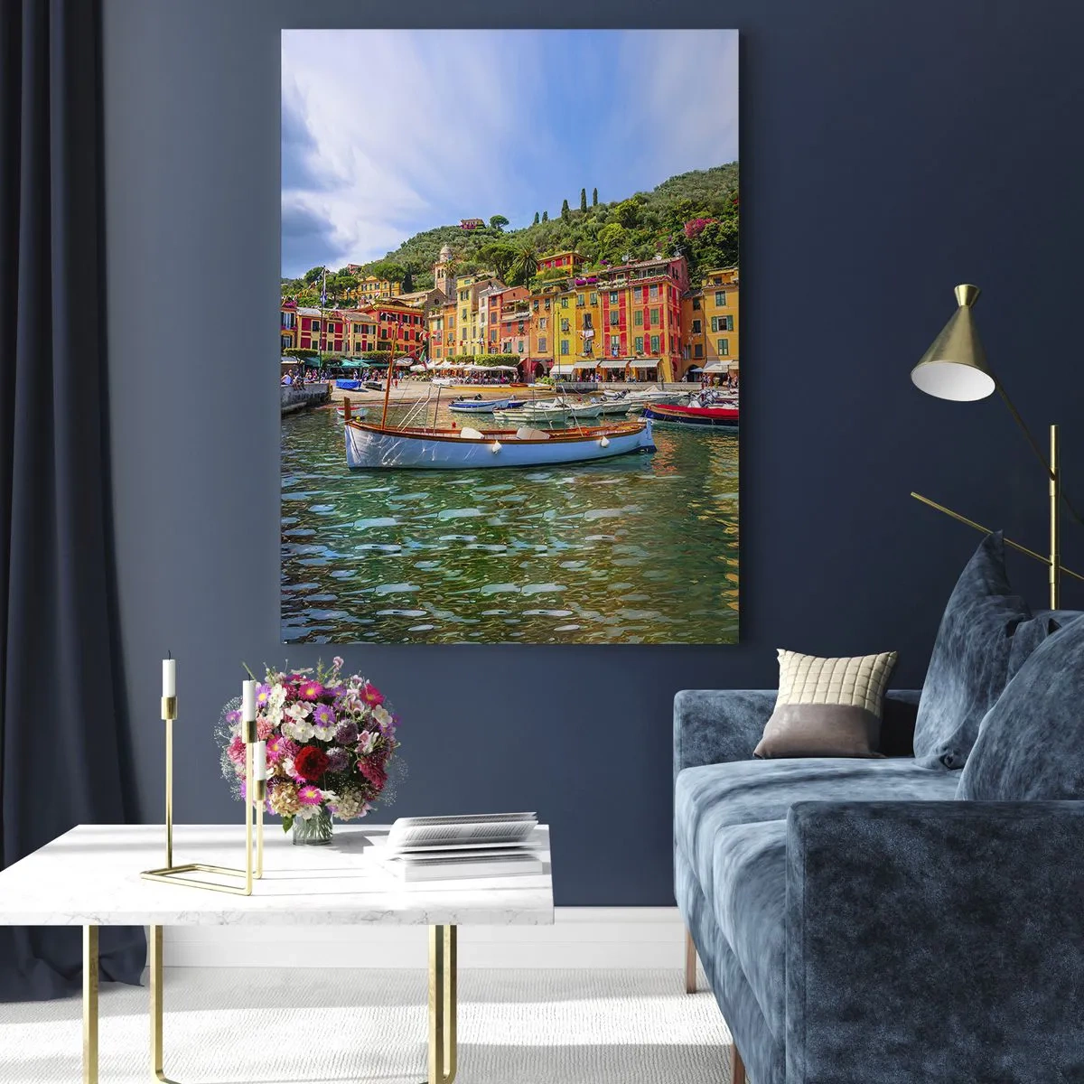 Tablou pe sticlă - O dimineață italiană - 50x70 cm