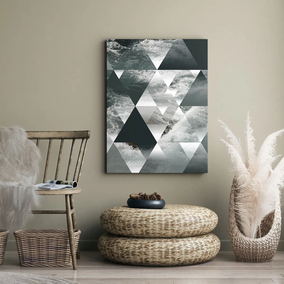 Tablou pe pânză - O perspectivă de cristal - 50x70 cm