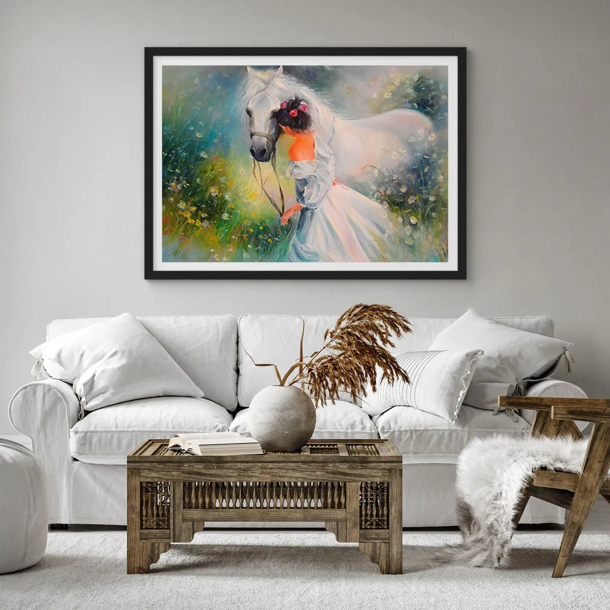 Poster în ramă neagră - Ca dintr-un vis frumos - 40x30 cm