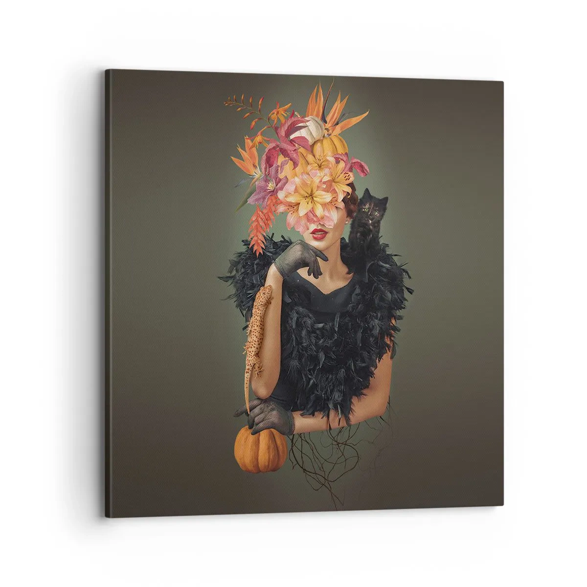 Tablou pe pânză - Magia vrăjitoarei - 70x70 cm