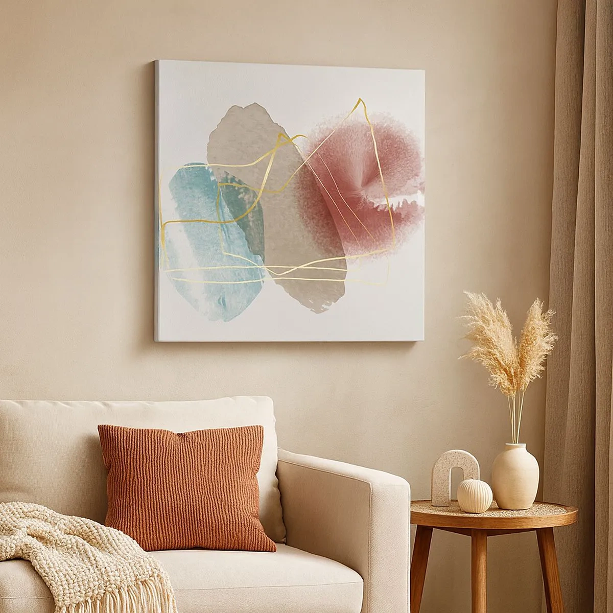 Tablou pe pânză - Mărgele de spațiu - 30x30 cm