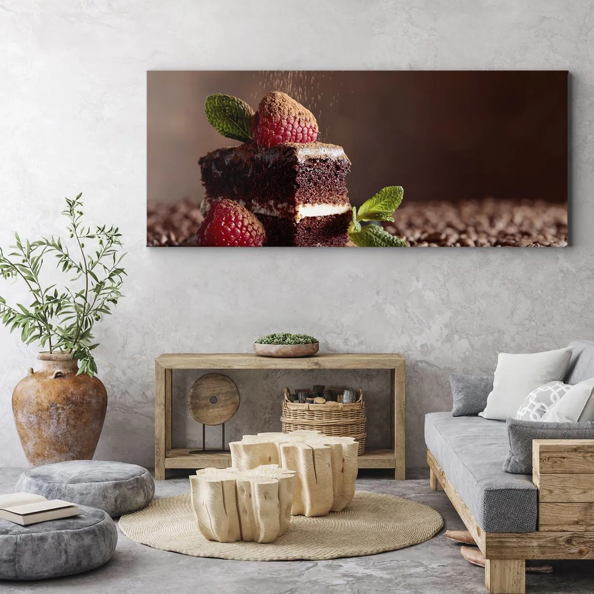 Tablou pe pânză - Viața este dulce - 120x50 cm