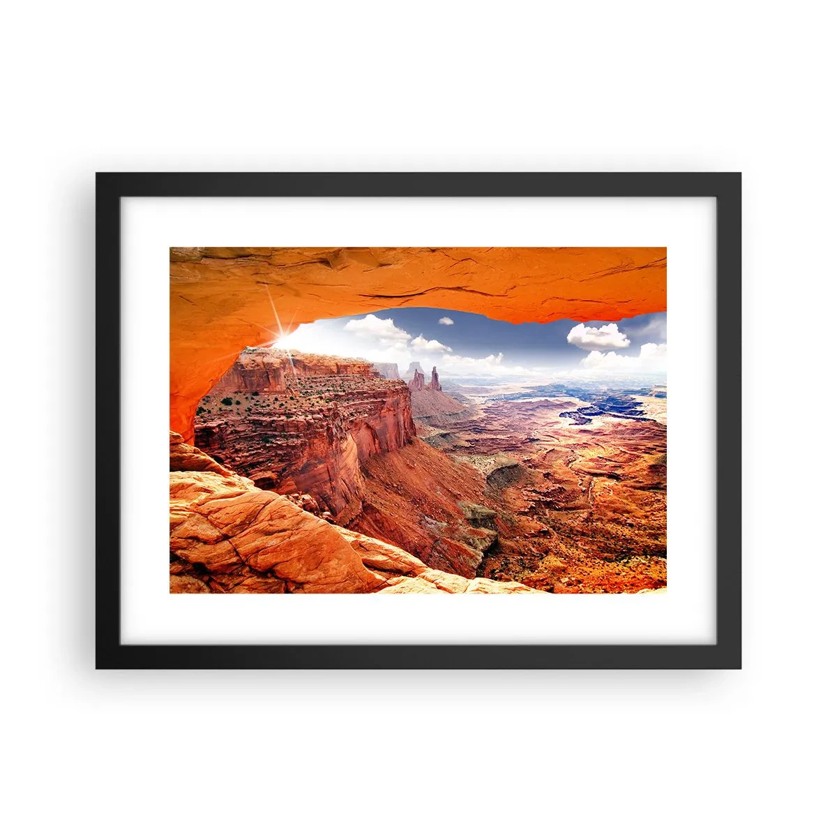 Poster în ramă neagră - Sculptat de natura însăși - 40x30 cm