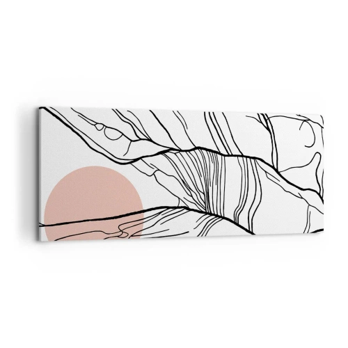 Tablou pe pânză - Într-o rețea de crengi - 120x50 cm