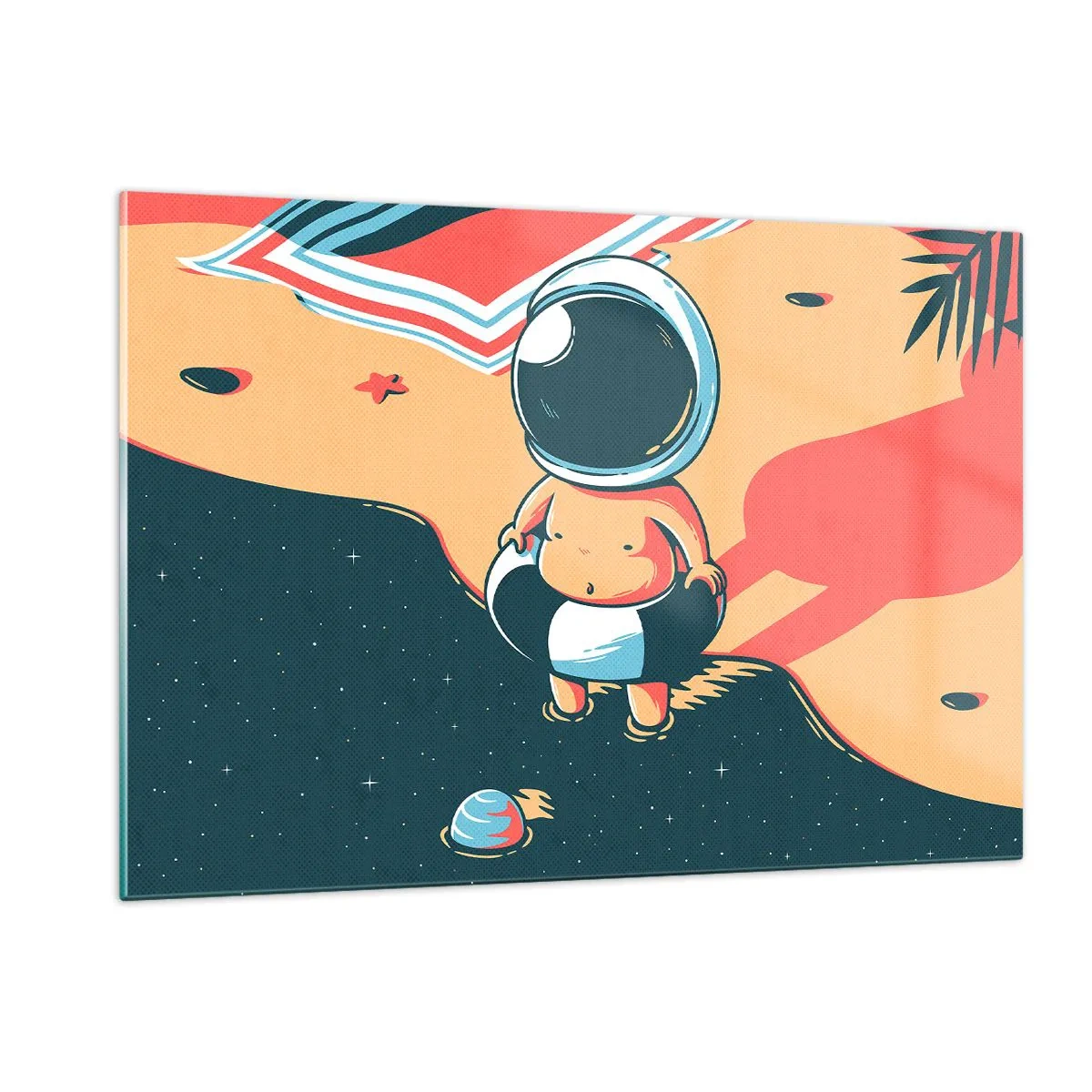 Tablou pe sticlă - Dintr-o perspectivă diferită - 120x80 cm