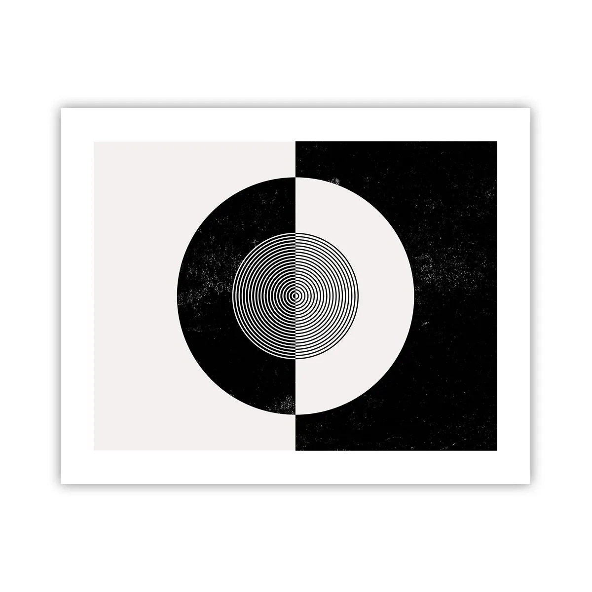 Poster - Armonie în alb și negru - 50x40 cm