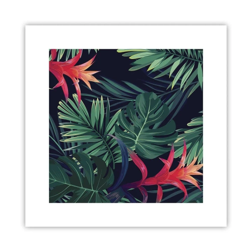 Poster - Flacăra verde - 30x30 cm