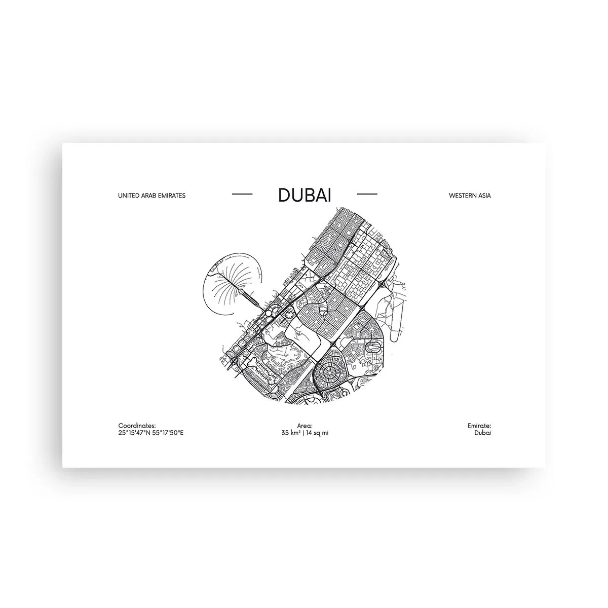 Poster - Anatomia Dubaiului - 91x61 cm