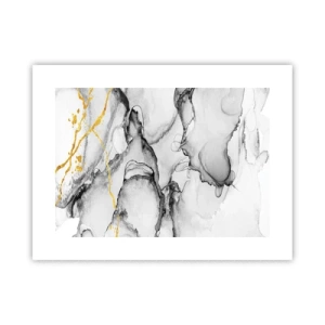 Poster - Compoziție cu motiv auriu - 40x30 cm