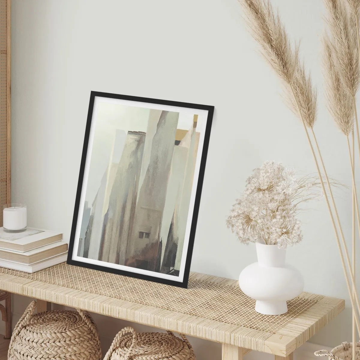 Poster în ramă neagră - Vis urban - 30x40 cm