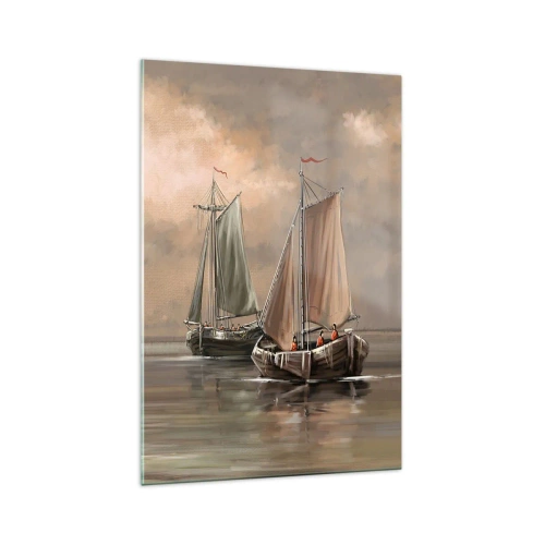 Tablou pe sticlă - Întoarcerea marinarilor - 70x100 cm
