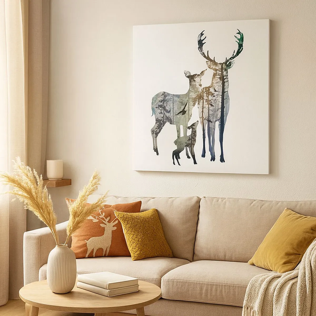 Tablou pe pânză - Fotografie de familie - 30x30 cm