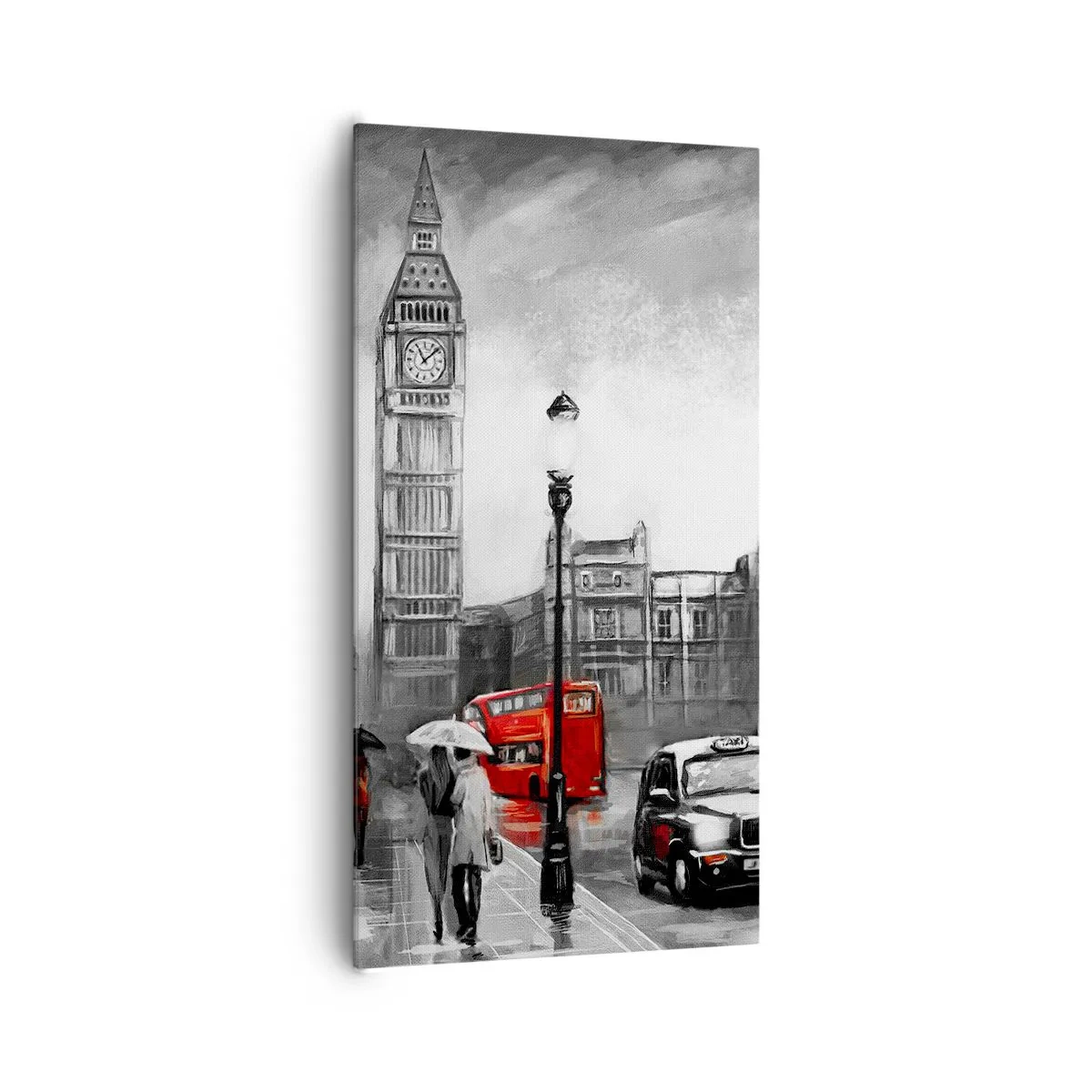 Tablou pe pânză - Nu este deloc un oraș gri - 65x120 cm