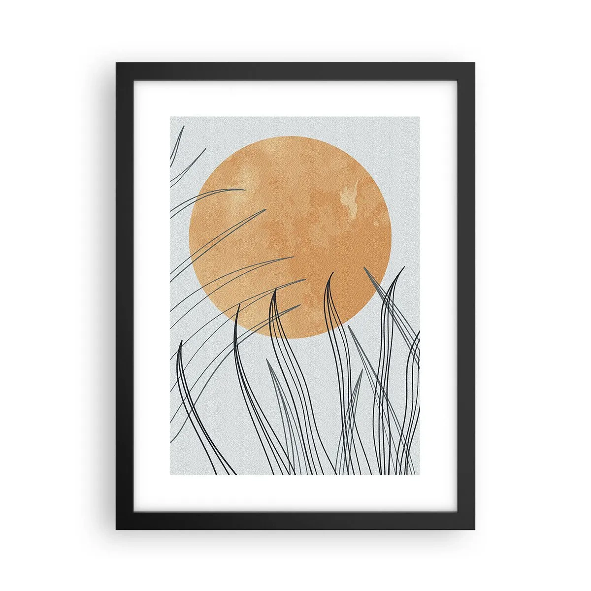 Poster în ramă neagră - Întotdeauna spre soare - 30x40 cm