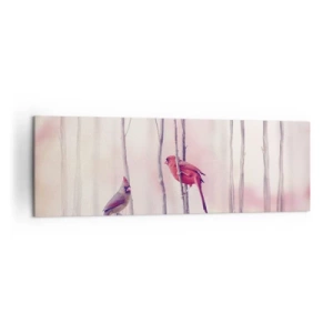 Tablou pe pânză - O poveste din Pădurea Roz - 160x50 cm