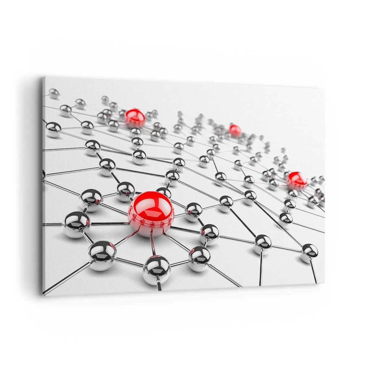 Tablou pe pânză - Plasă de argint - 100x70 cm