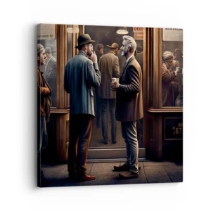 Tablou pe pânză - Cel mai bun moment al zilei - 30x30 cm