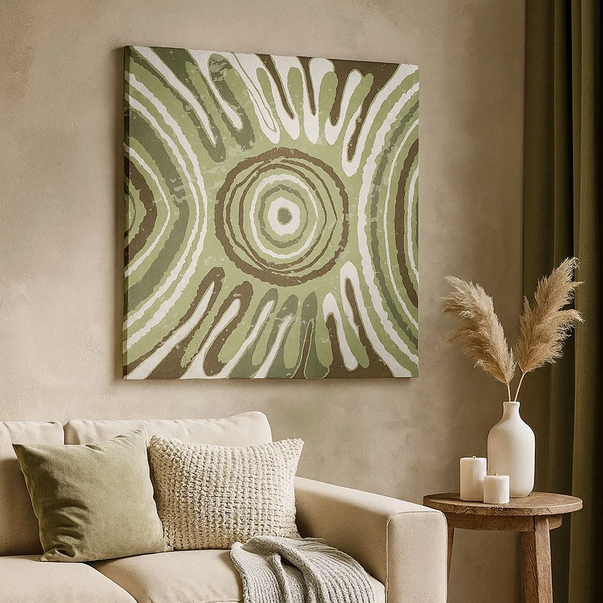 Tablou pe pânză - Explozie de emoții - 30x30 cm