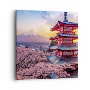 Tablou pe pânză - Esența spiritului japonez - 30x30 cm