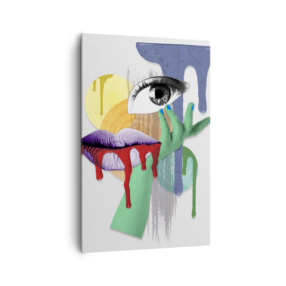 Tablou pe pânză - Portret deconstruit - 80x120 cm