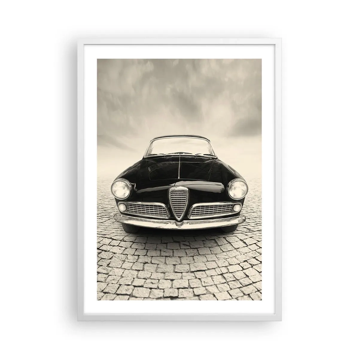 Poster în ramă albă - Și cum să nu mă iubești? - 50x70 cm