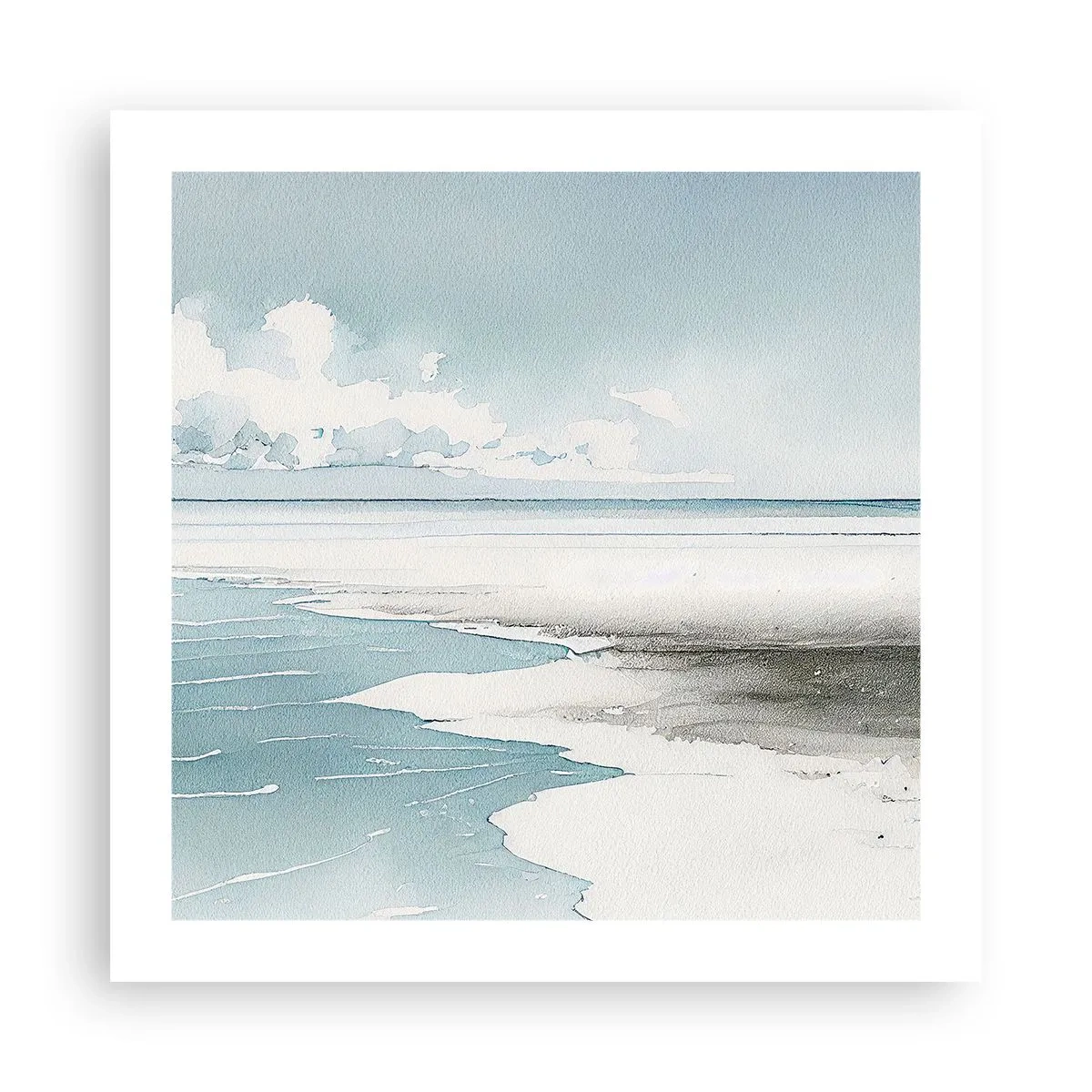 Poster - Mareea blândă - 50x50 cm