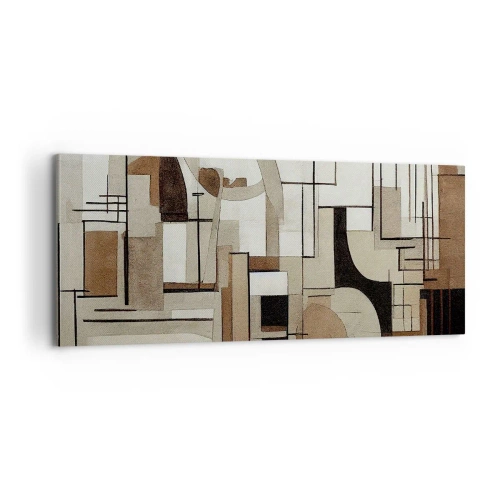 Tablou pe pânză - Peisaj urban 2.0 - 100x40 cm