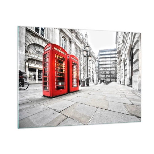 Tablou pe sticlă - Welcome to London - 100x70 cm