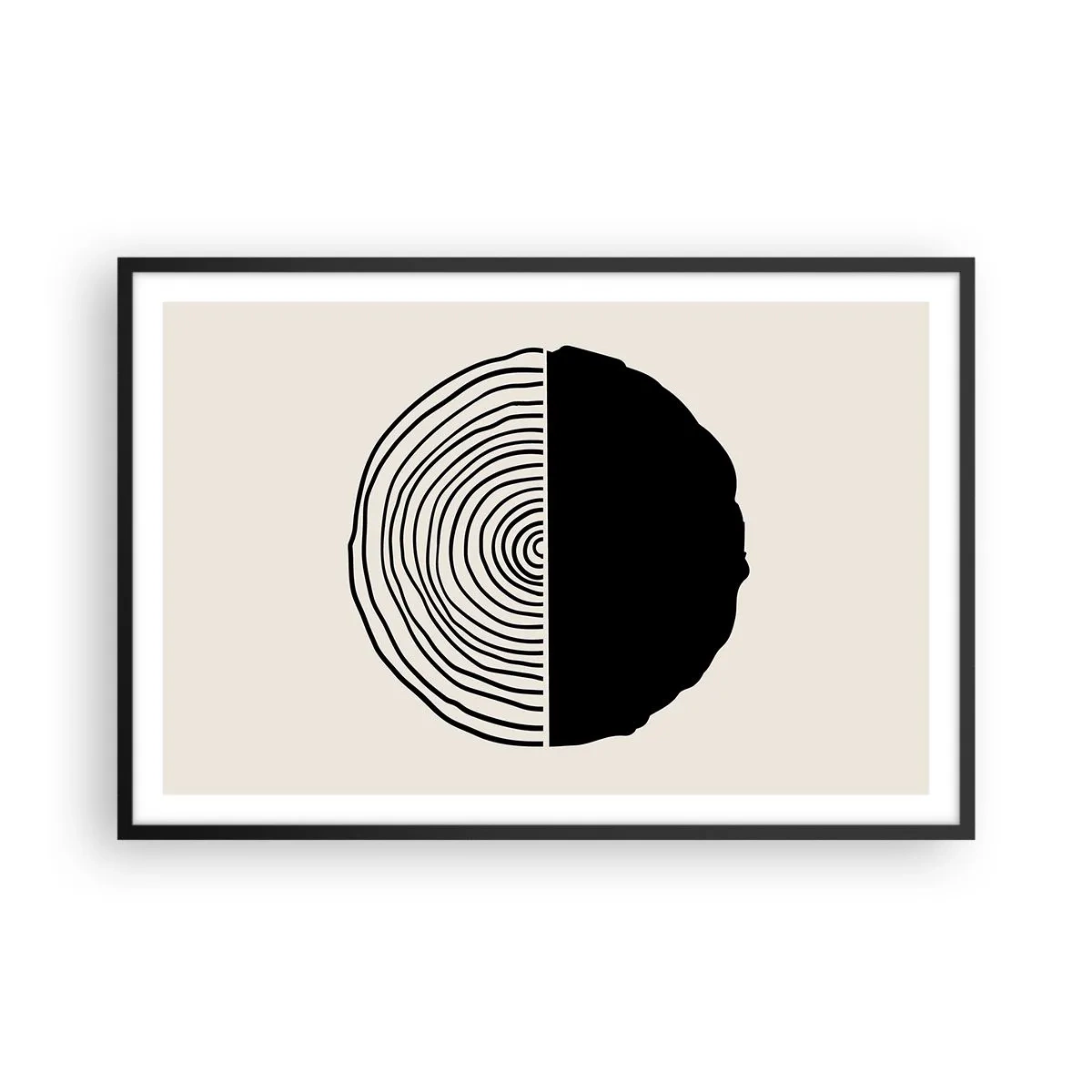 Poster în ramă neagră - Jumi-juma - 91x61 cm