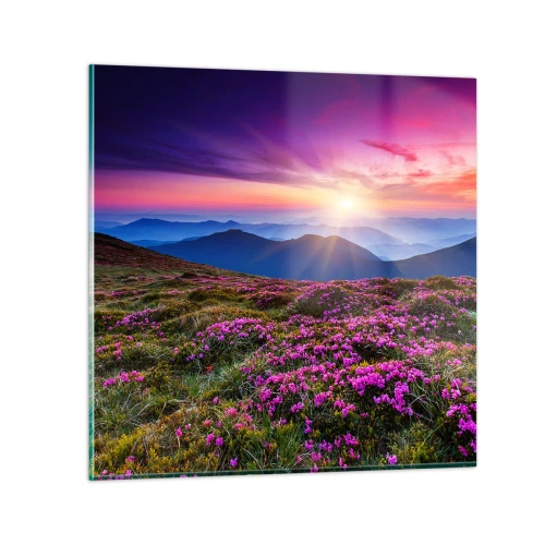 Tablou pe sticlă - Ierburile proaspete miroseau puternic - 70x70 cm