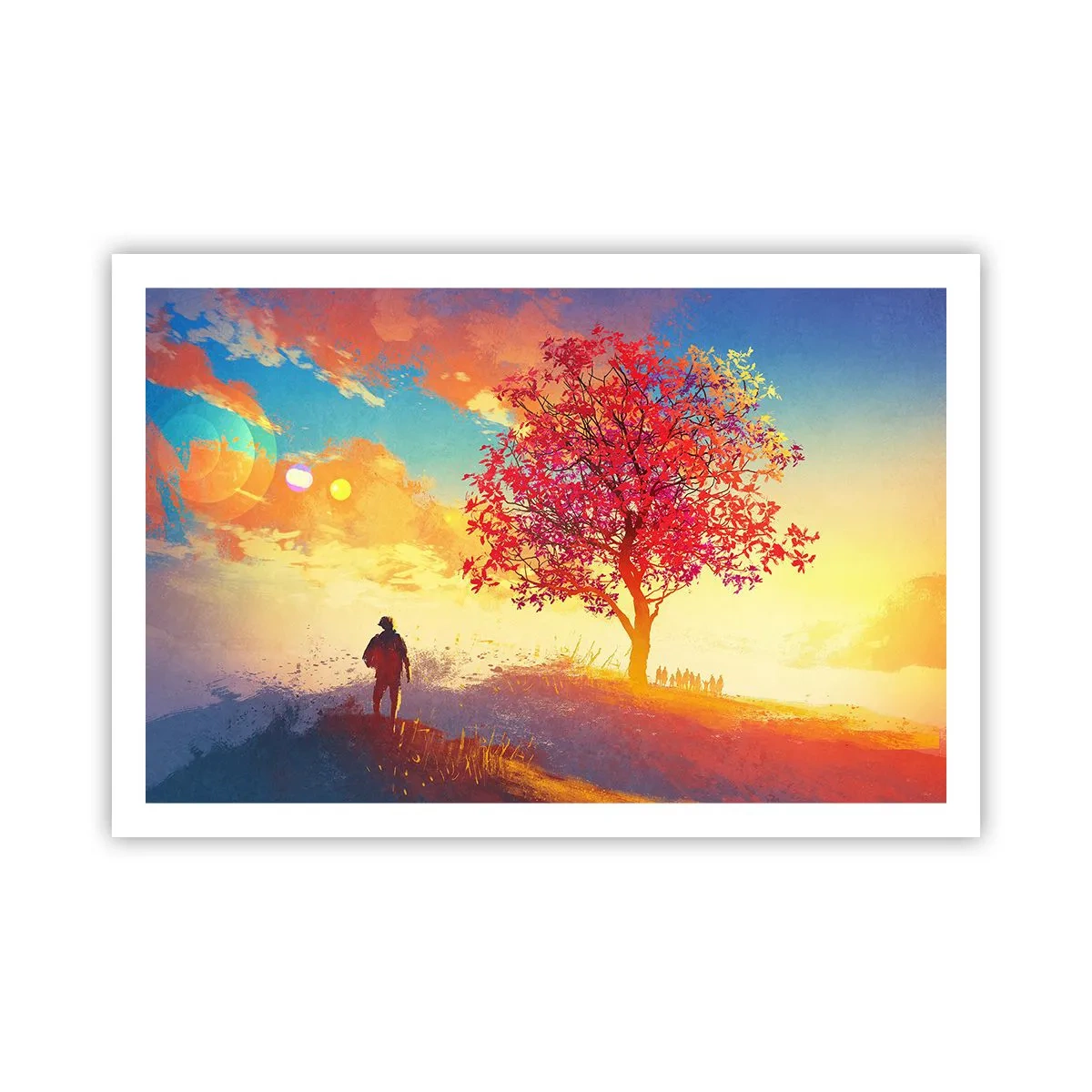 Poster - Pelerin la destinație - 91x61 cm