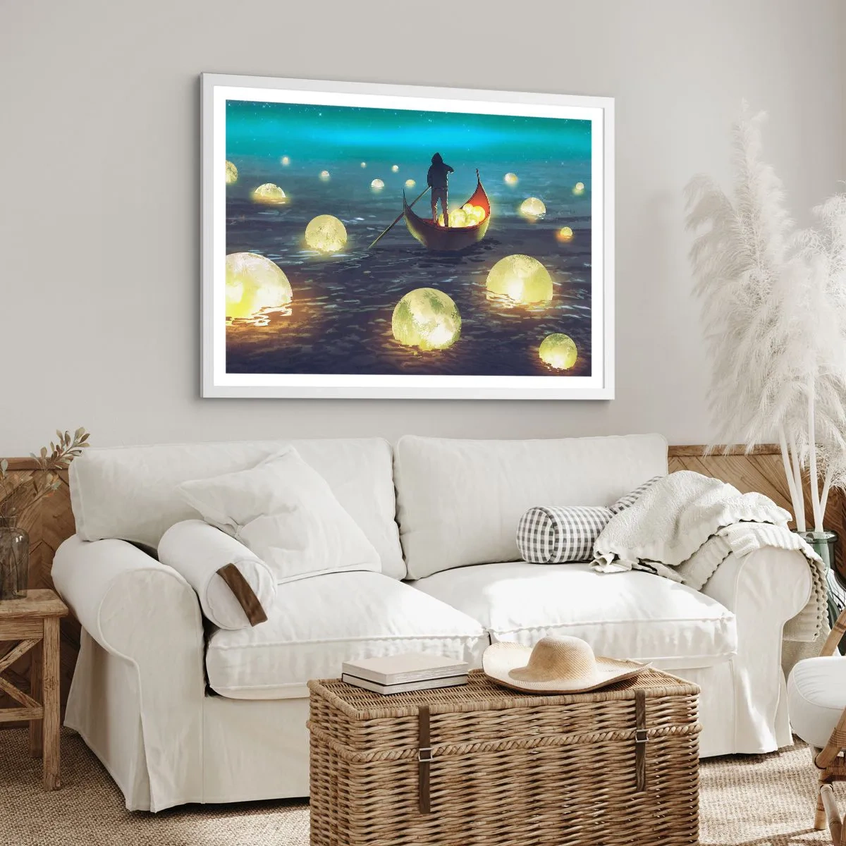 Poster în ramă albă - Lucruri la care filozofii nu au visat niciodată - 100x70 cm