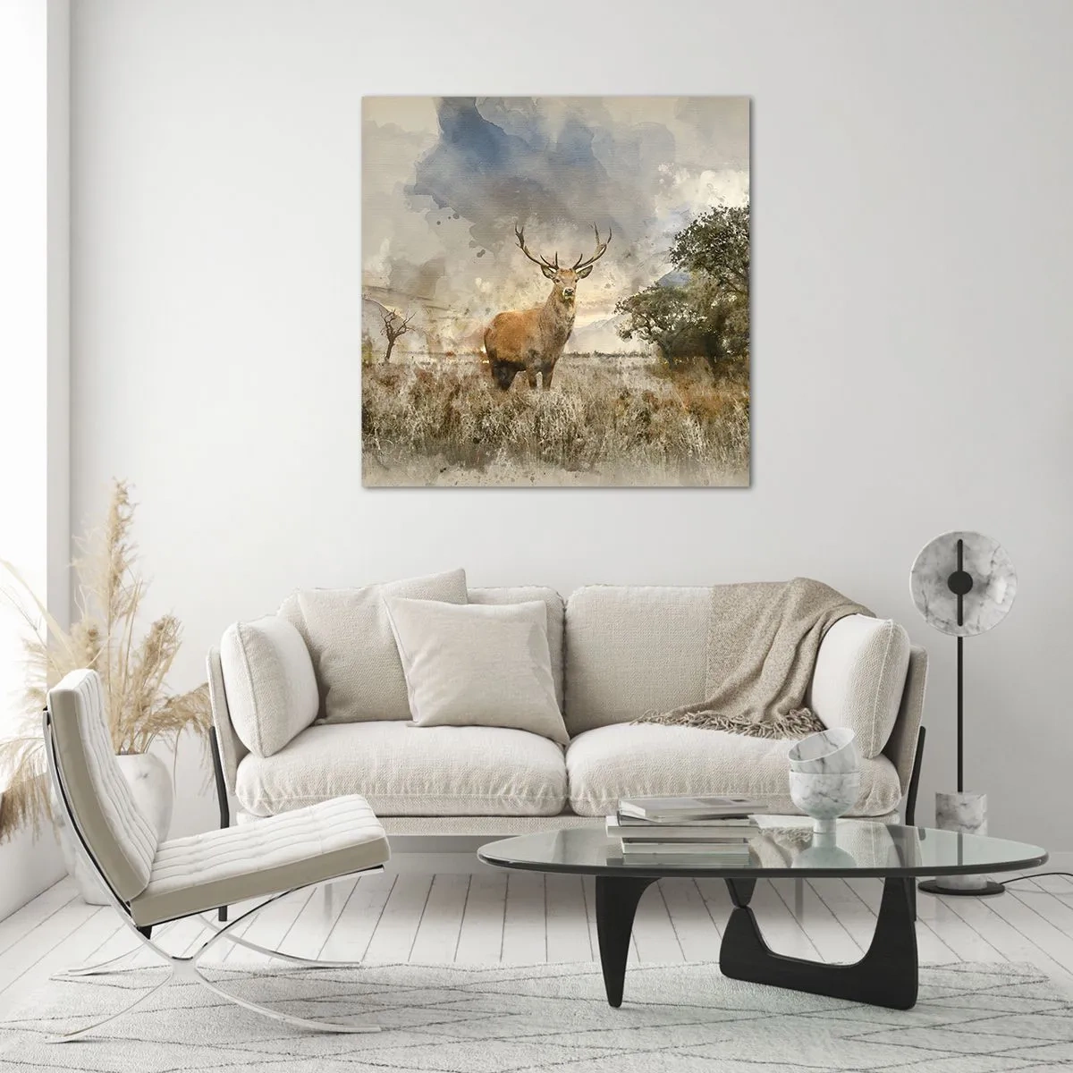 Tablou pe sticlă - Demnitate - putere - măreție - 40x40 cm