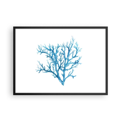 Poster în ramă neagră - Filigranul marin - 70x50 cm