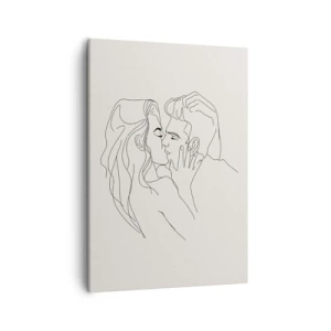 Tablou pe pânză - Încurcați în sentimente - 50x70 cm