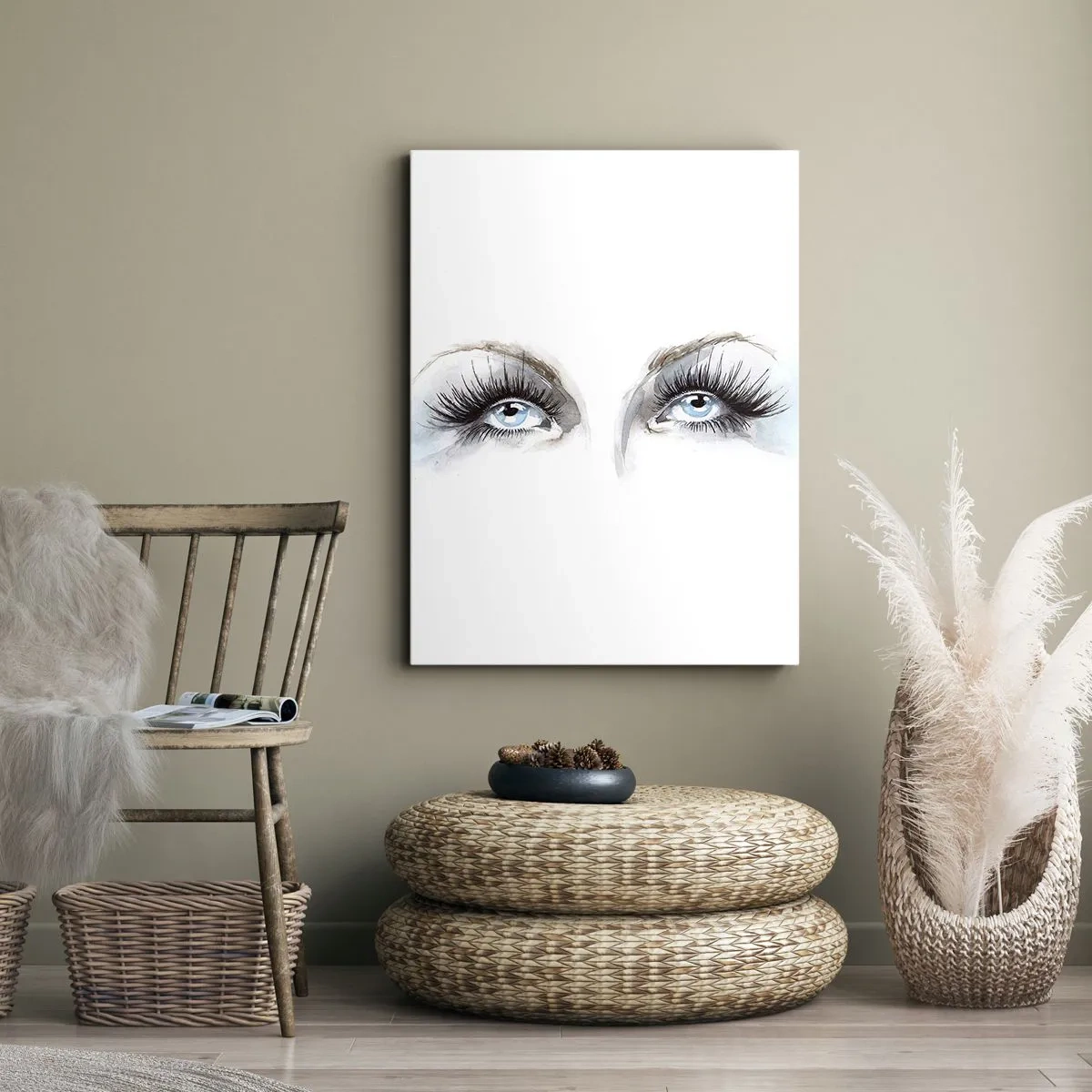 Tablou pe pânză - Ochii unui înger? - 50x70 cm