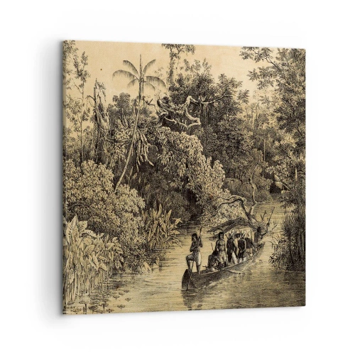 Tablou pe pânză - Călătorie la sursă - 50x50 cm