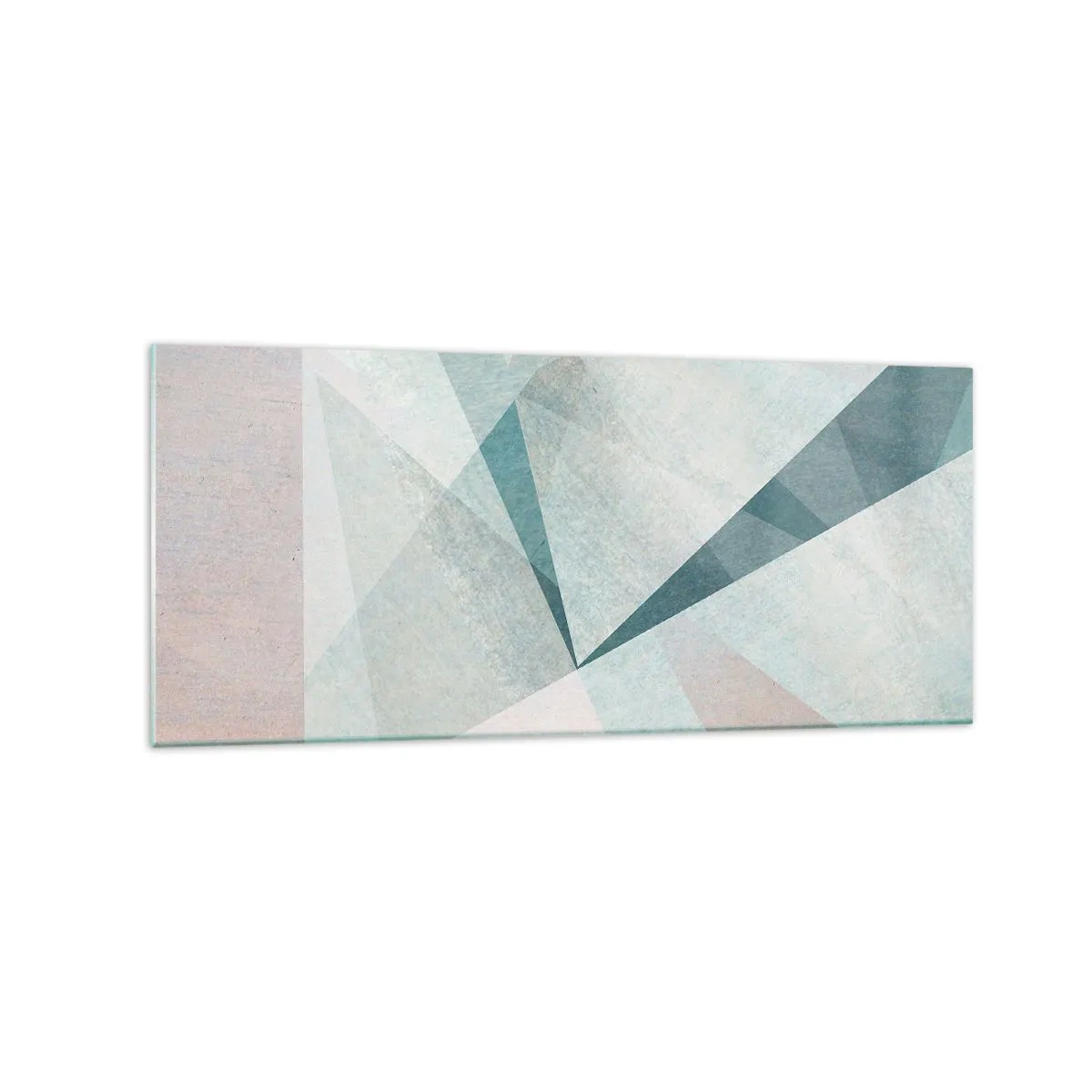Tablou pe sticlă - Calm și totuși dinamic - 120x50 cm