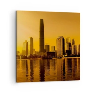 Tablou pe pânză - Orașul de aur - 50x50 cm