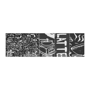 Mostră tapet Premium Canvas - All you need is… - Gastronomie, mural, Graffiti - 100x30 cm