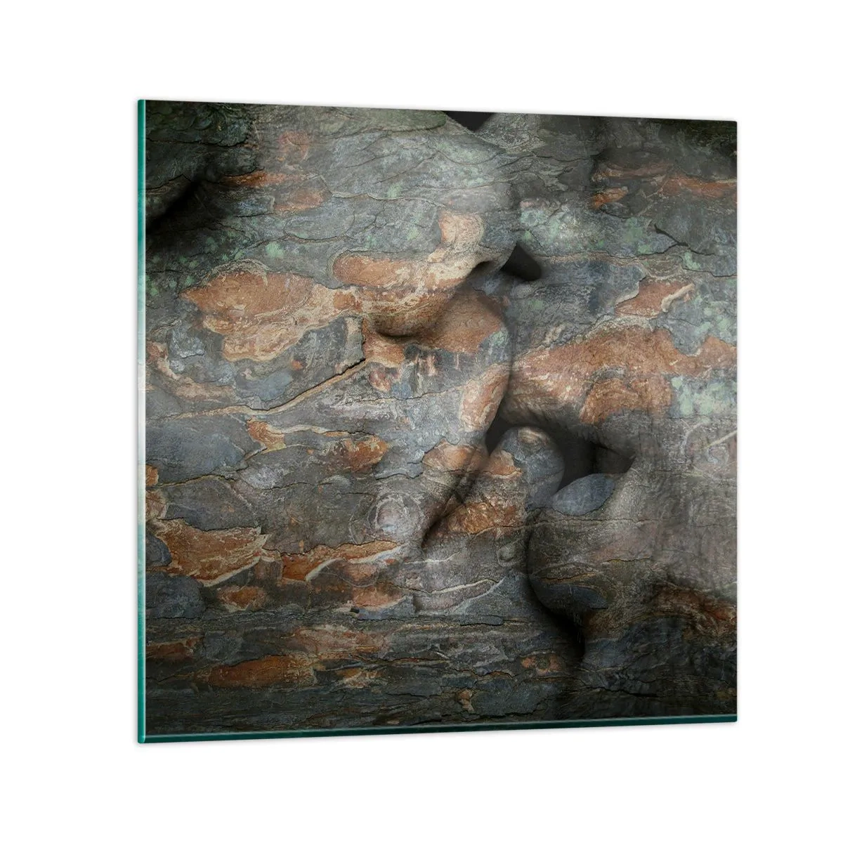 Tablou pe sticlă - Împreună pentru totdeauna - 40x40 cm