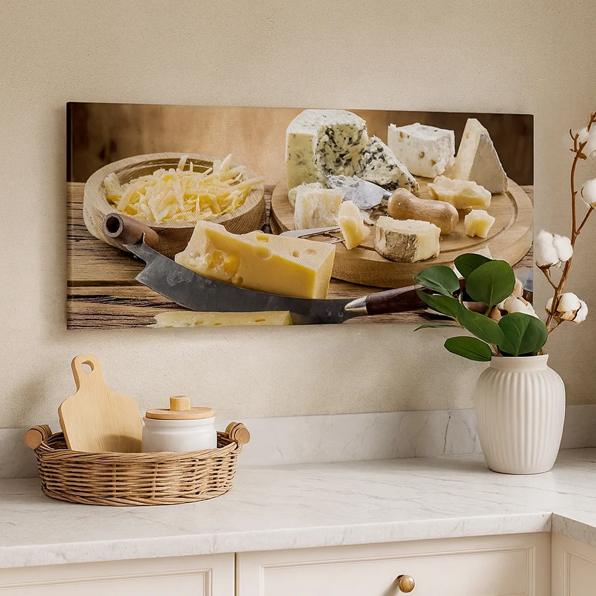 Tablou pe pânză - Zâmbește - 30x30 cm