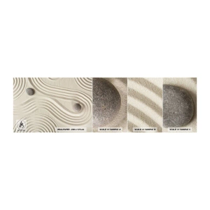 Mostră tapet autocolant Deluxe Sticker - Atingere de căldură - Abstracția, Bucată, Nisip - 100x30 cm
