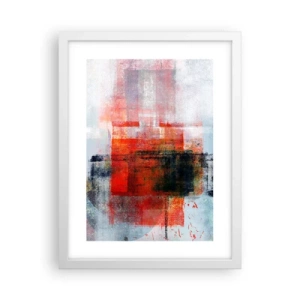 Poster în ramă albă - Compoziție înfocată - 30x40 cm
